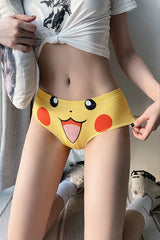 Cute Cartoon Pattern Stretch Underpant Brief Panty