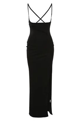 Backless Cross Strap Dress