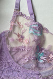 Lace Embroidery Underwear Lingerie Set