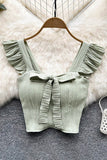 Femme Bra Tank Top Camisoles For Butterfly Crop Tops Cropped Tanks