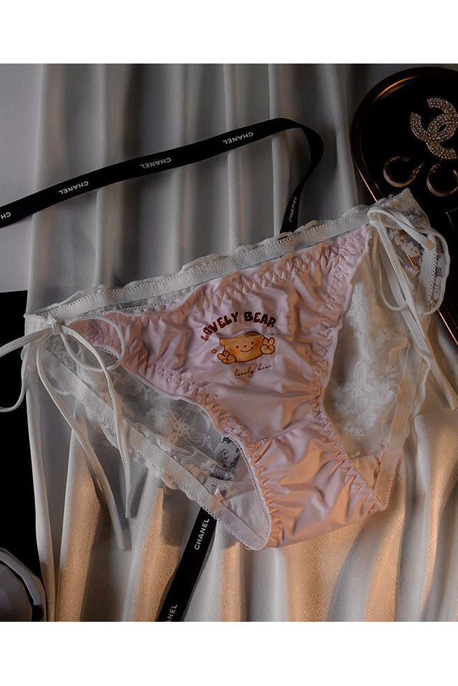Lace Strappy Underpant Brief Panty