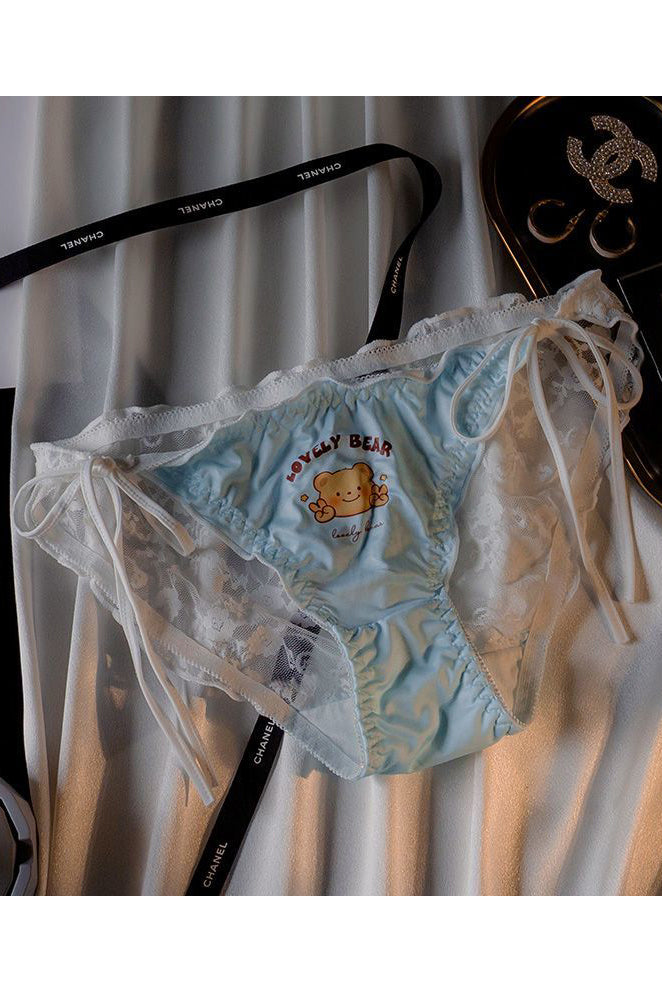 Lace Strappy Underpant Brief Panty