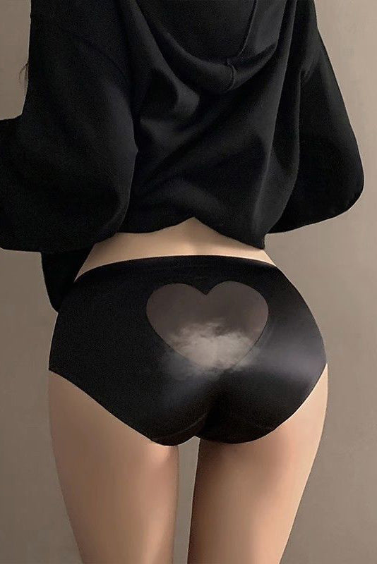 Heart Underpant Brief Panty
