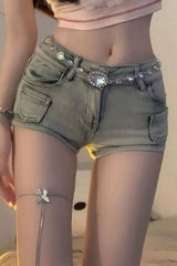 Retro Denim Shorts