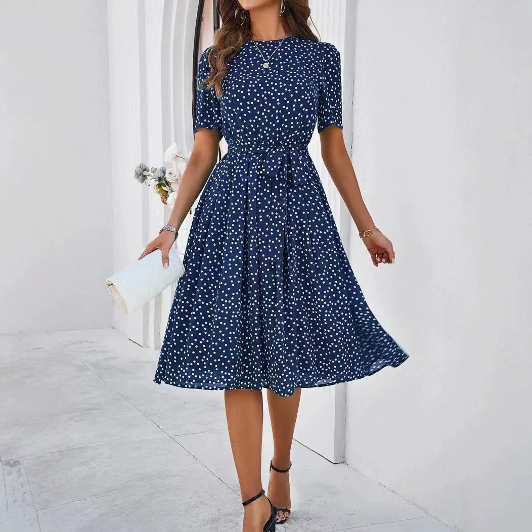 Line Midi Casual Daily Outfit Dress