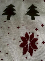 Christmas Tree Snowflake Knit Sweater