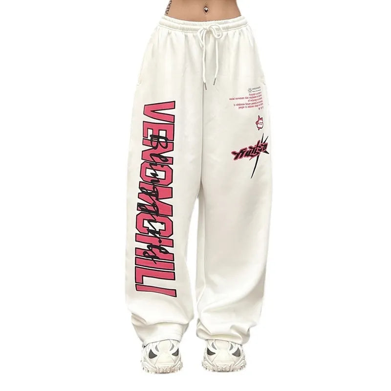 Casual Loose Drawstring Jogger Pants