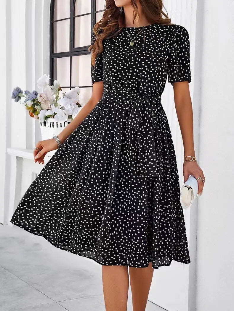 Line Midi Casual Daily Outfit Dress