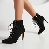 Level Up Lace Up Booties