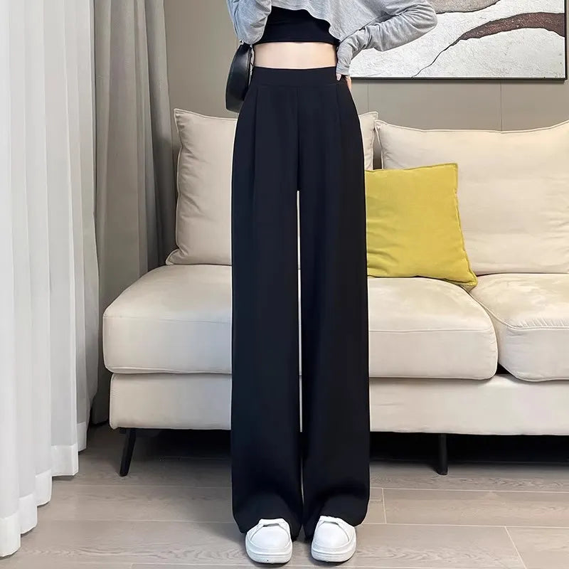 High Waist Wide Leg Dress Pants