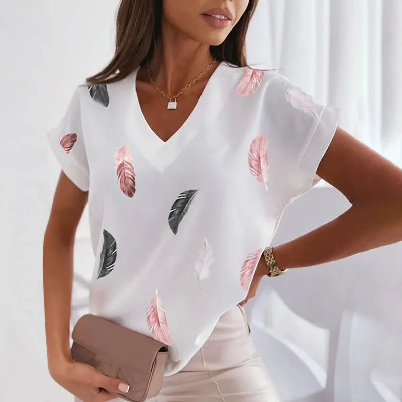 3D Print Casual Short Sleeve T-Shirt