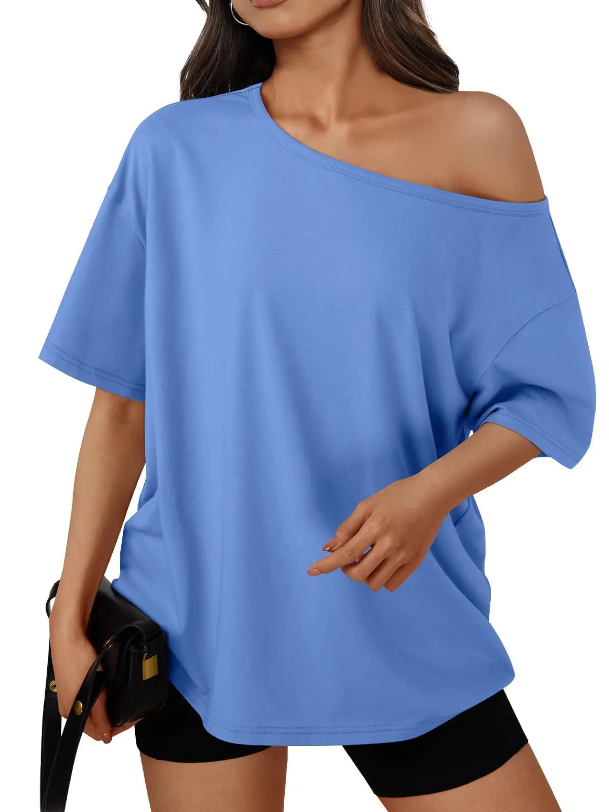 Off-Shoulder Oversized T-Shirt