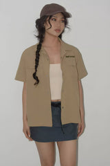 Buttoned Front Pocket Detail Shirt
