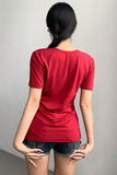 Casual Short Sleeve Top Tee