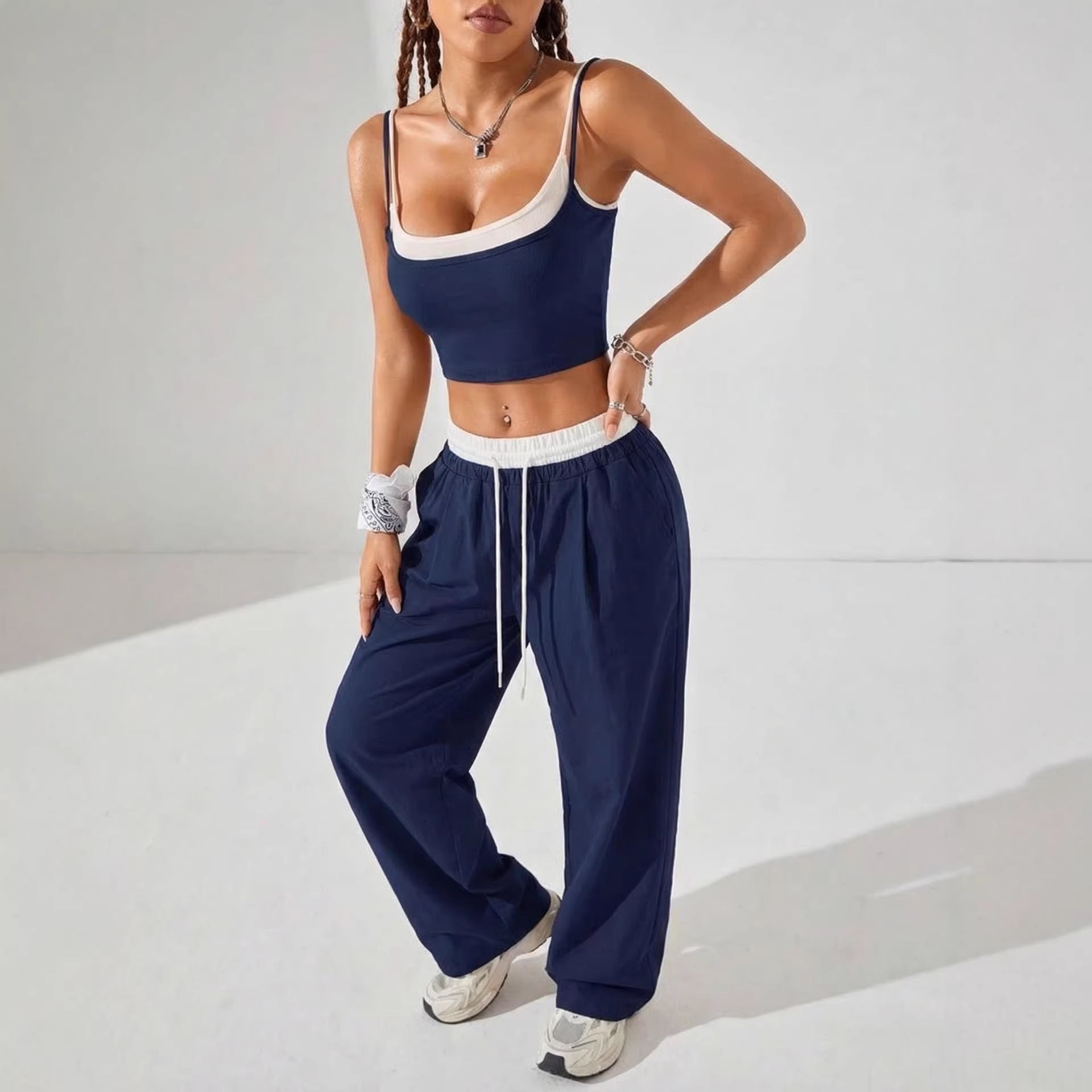 2 Piece Cami Top & Jogger Pants Set