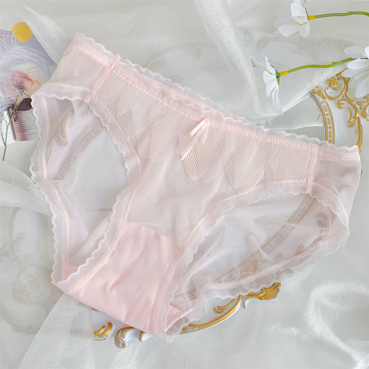 Lace Gauze Underpant Brief Panty