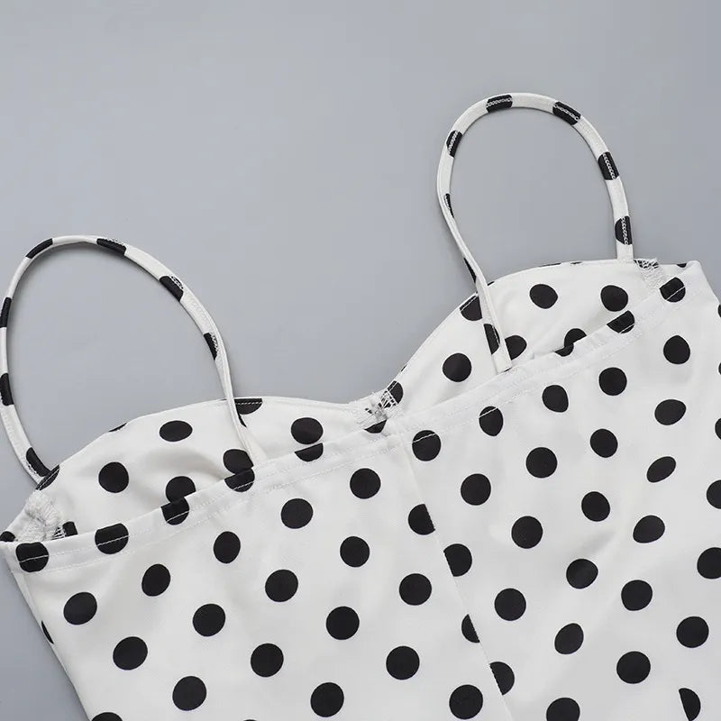 Polka Dot Midi Dress