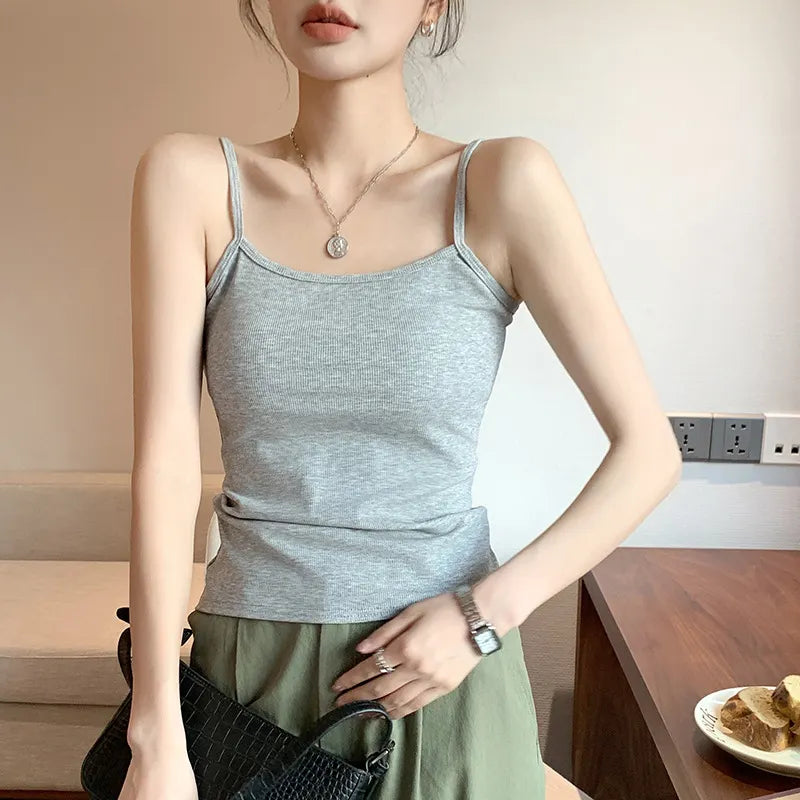 Ribbed Cami Tank Top