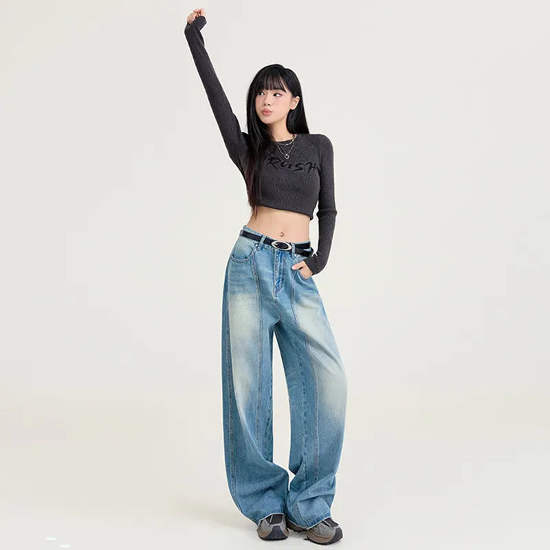 High Waist Wide Leg Jeans