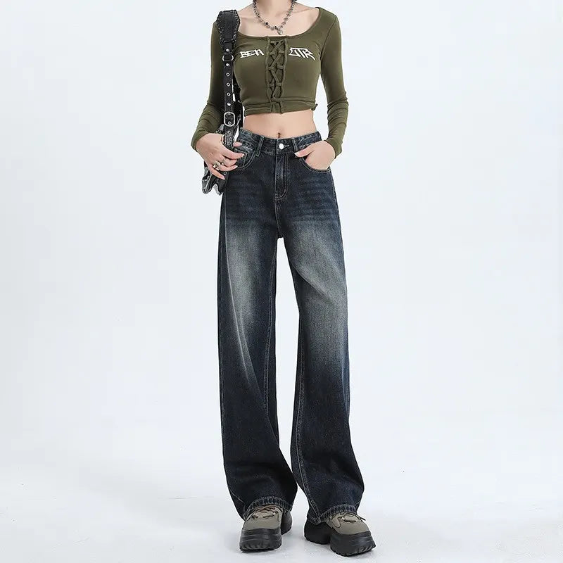 High Waist Wide Leg Jeans
