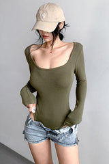 Long Sleeve Tight Bodysuit