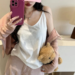 Loose-Fit Snowflake Cotton Camisole