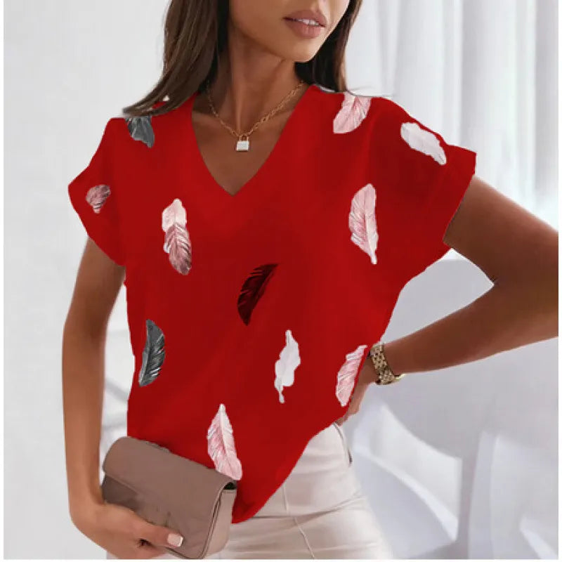 3D Print Casual Short Sleeve T-Shirt