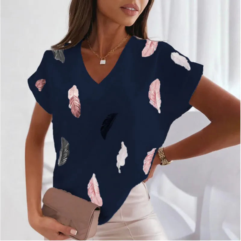 3D Print Casual Short Sleeve T-Shirt