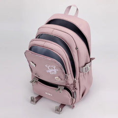 Back To School Backpack, School Backpack Student Teen Girls Cute Waterproof Nylon School Bag