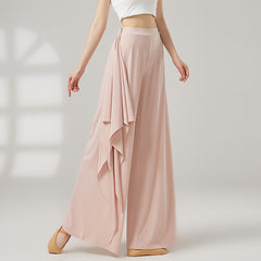 Asymmetric Wrap Palazzo Pants