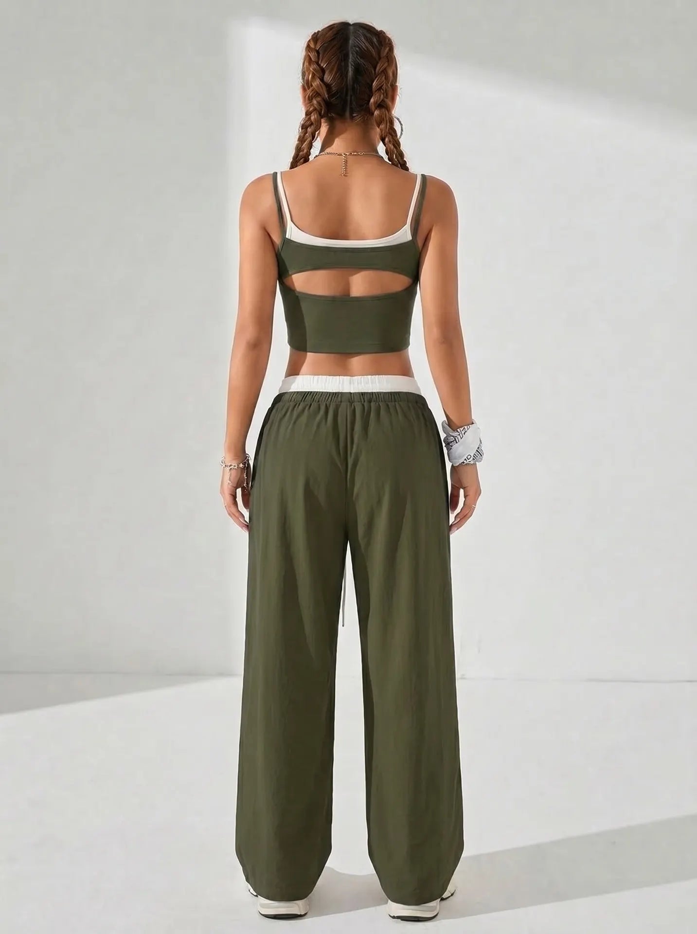 2 Piece Cami Top & Jogger Pants Set
