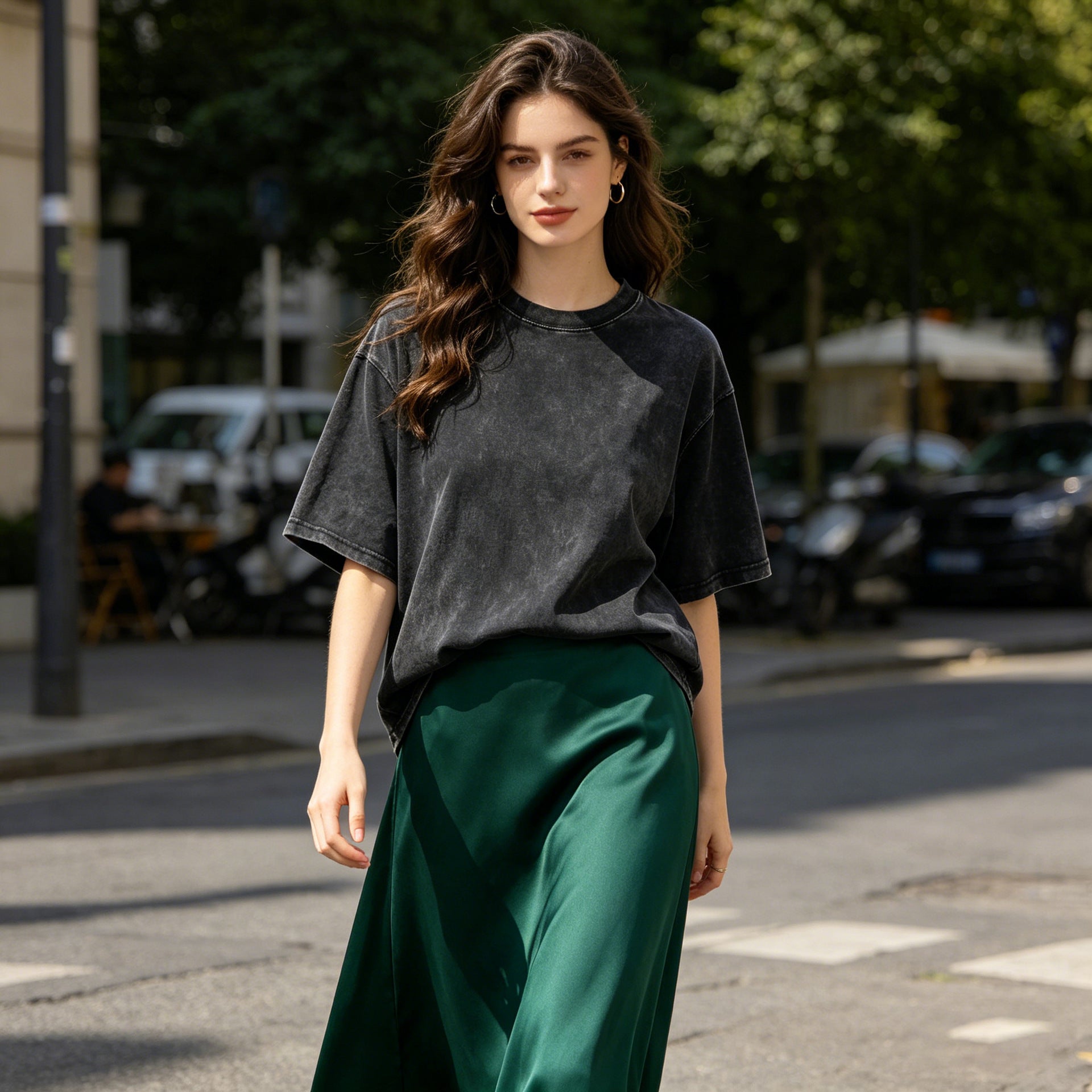 Washed Cotton Oversized T-Shirt