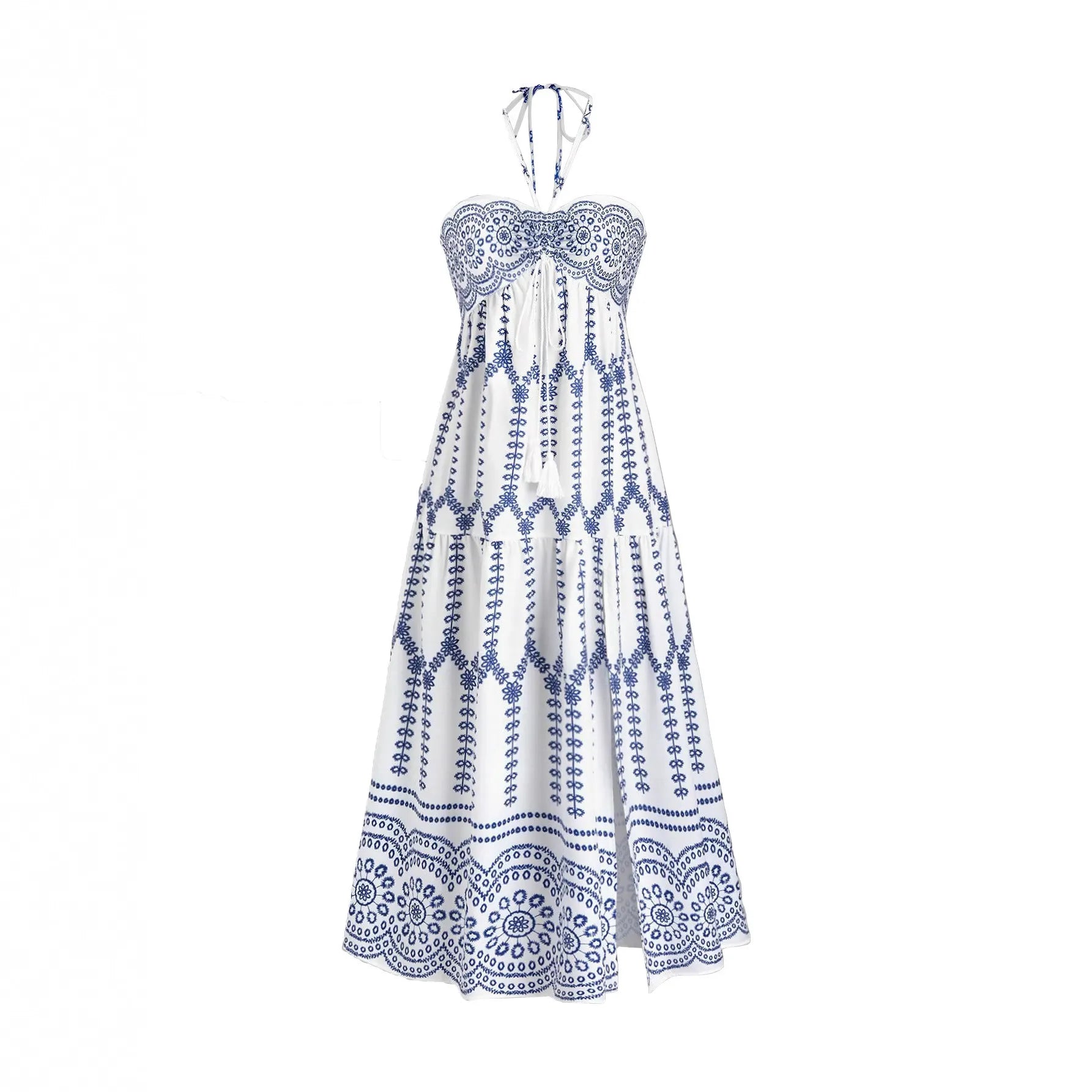 Boho Sleeveless Split Dress