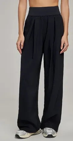 High Waist Breathable Wide Leg Sports Casual Pants