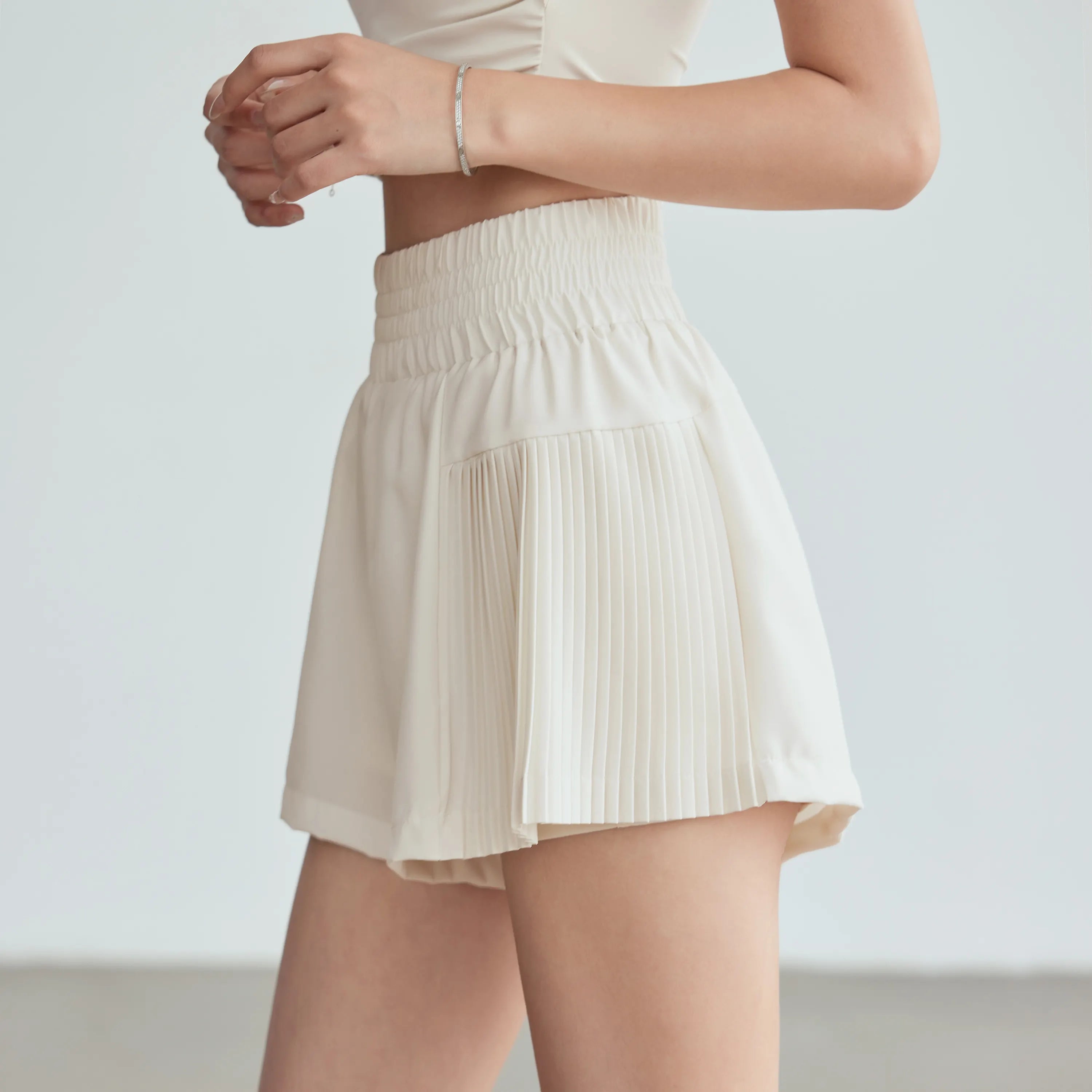Casual Athletic Mini Skort with Built-in Shorts