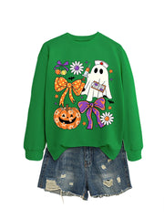 Nurse Ghost Halloween Crewneck Sweatshirt