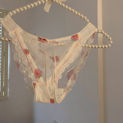 Lace Bowknot Underpant Brief Panty