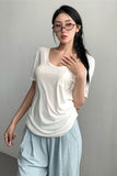 Casual Short Sleeve Top Tee