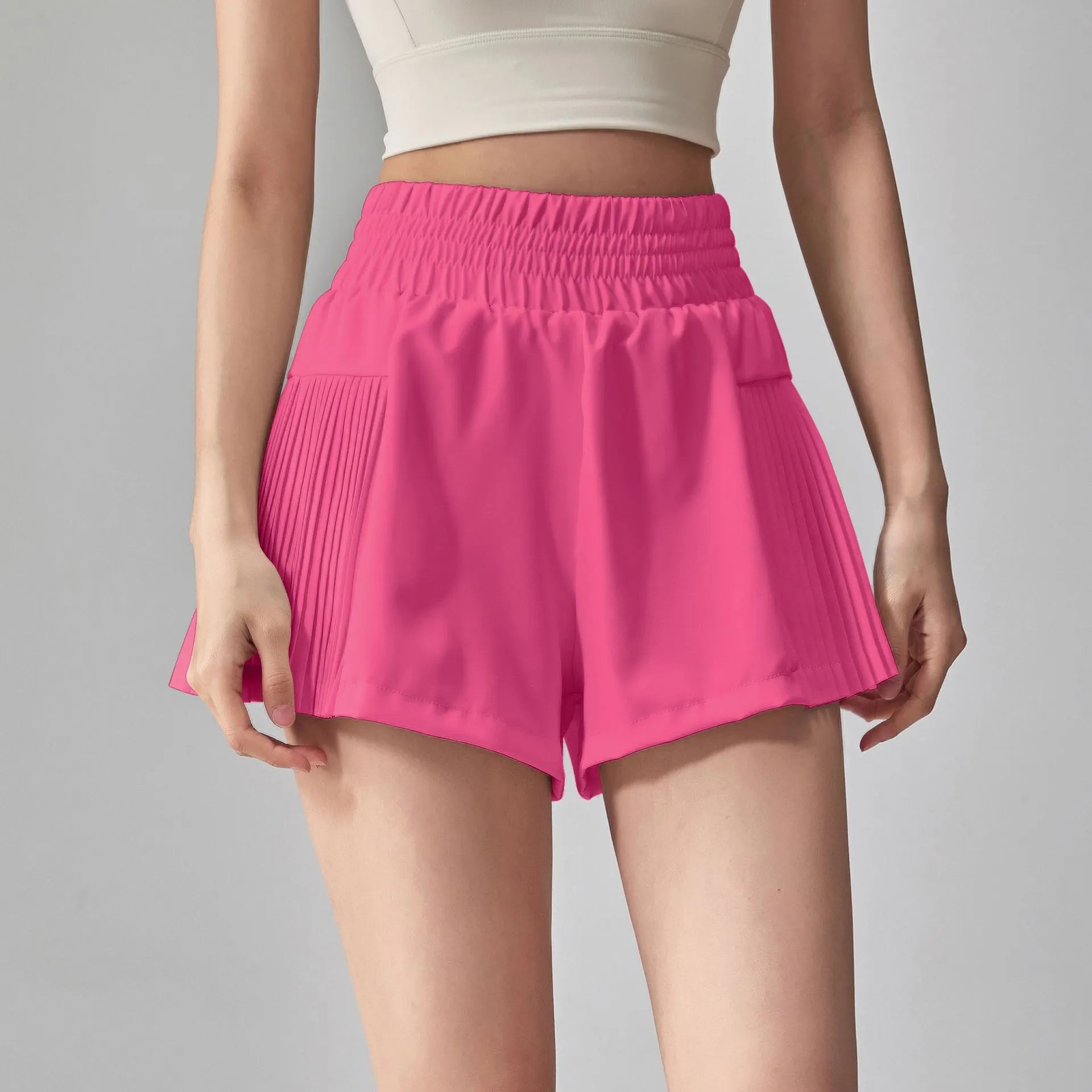 Casual Athletic Mini Skort with Built-in Shorts