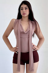 Ruffle Sleeveless Top