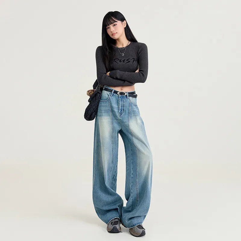 High Waist Wide Leg Jeans