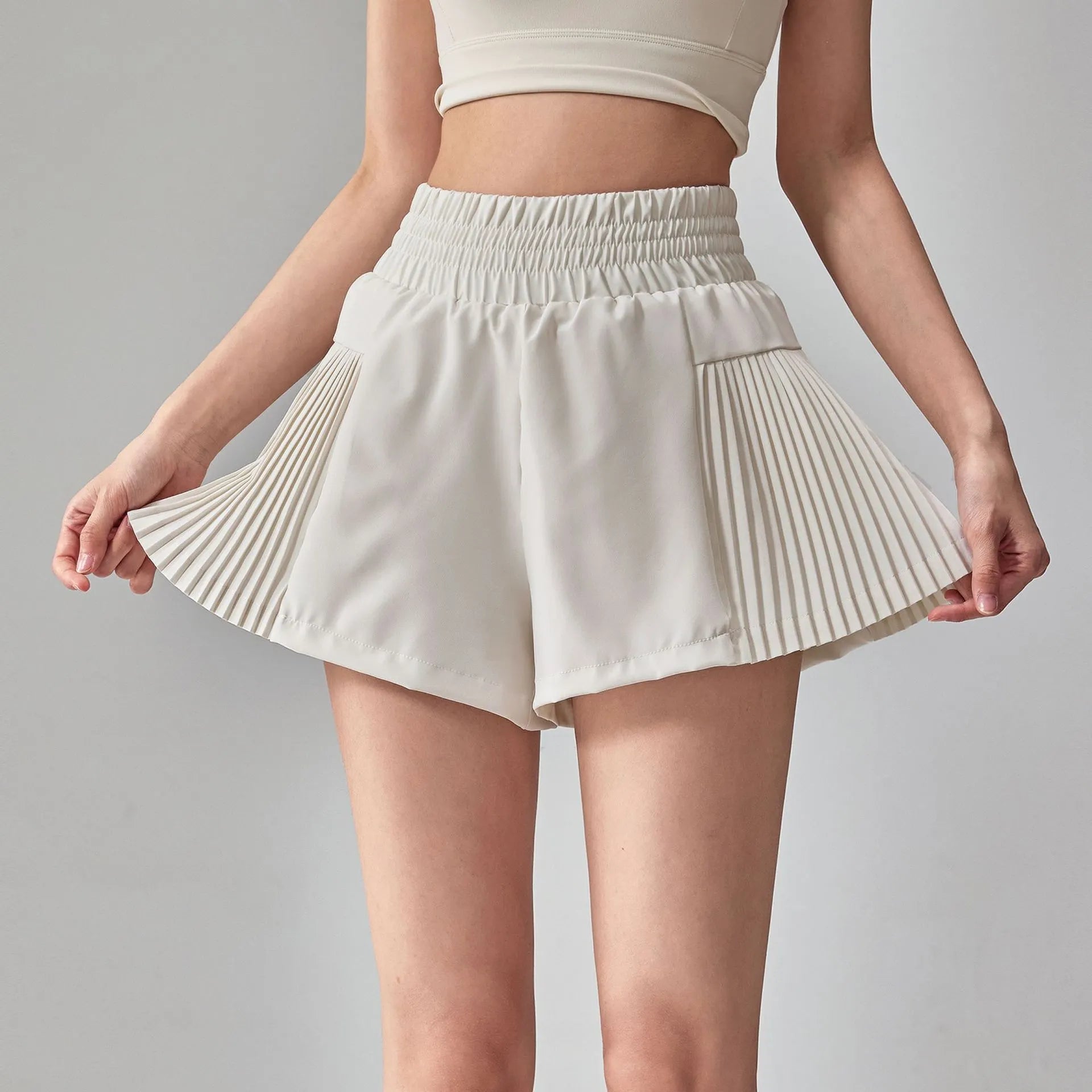 Casual Athletic Mini Skort with Built-in Shorts