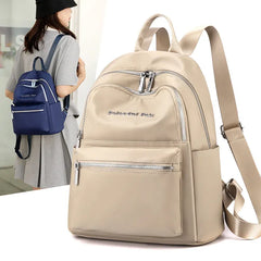 Student Teen Multi-way Carry Waterproof Nylon Casual School Bag