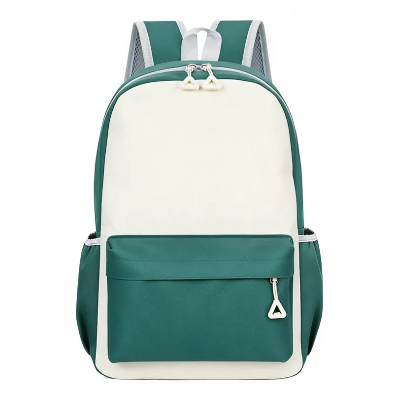 School Backpack Student Teen Kids Color Block Ultra Light Kids School Bag