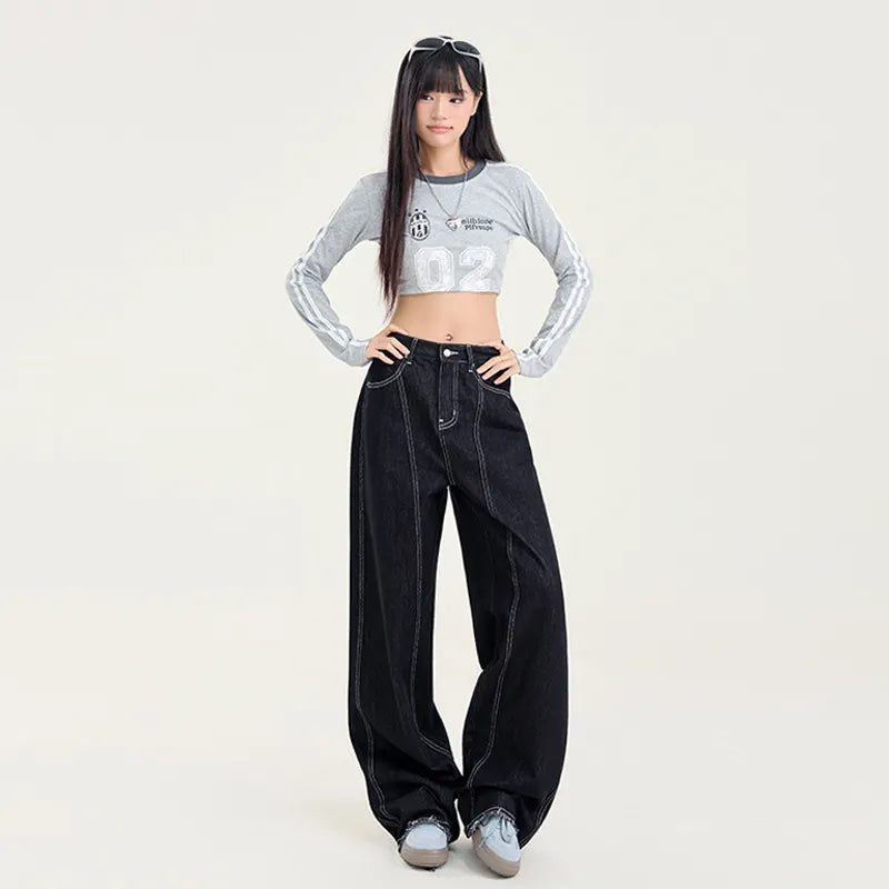 High Waist Wide Leg Jeans
