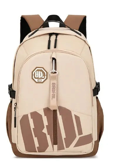 Student Teen Unisex Flip Top Nylon Youth Campus Backpack