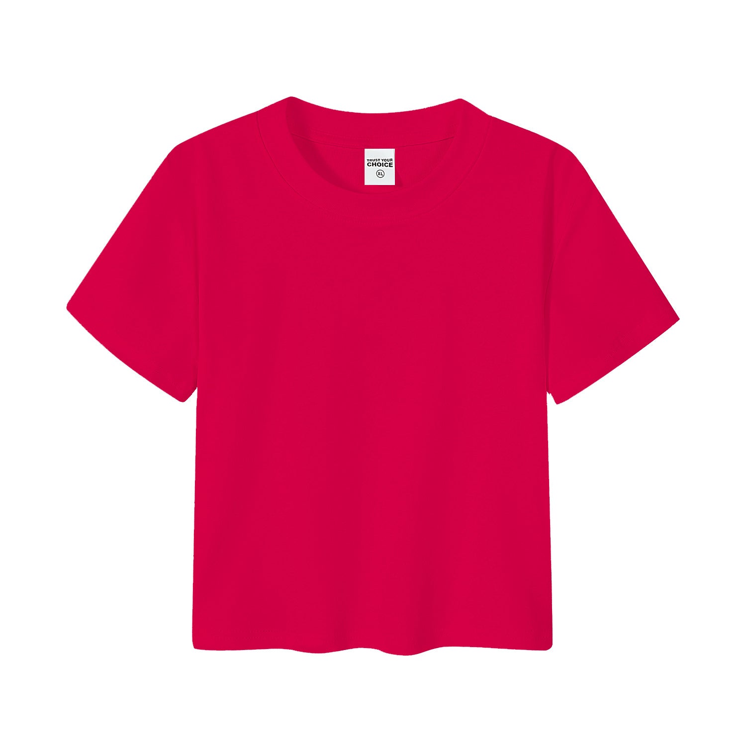 Slim-Fit Cotton-Blend Short Sleeve Crop Top