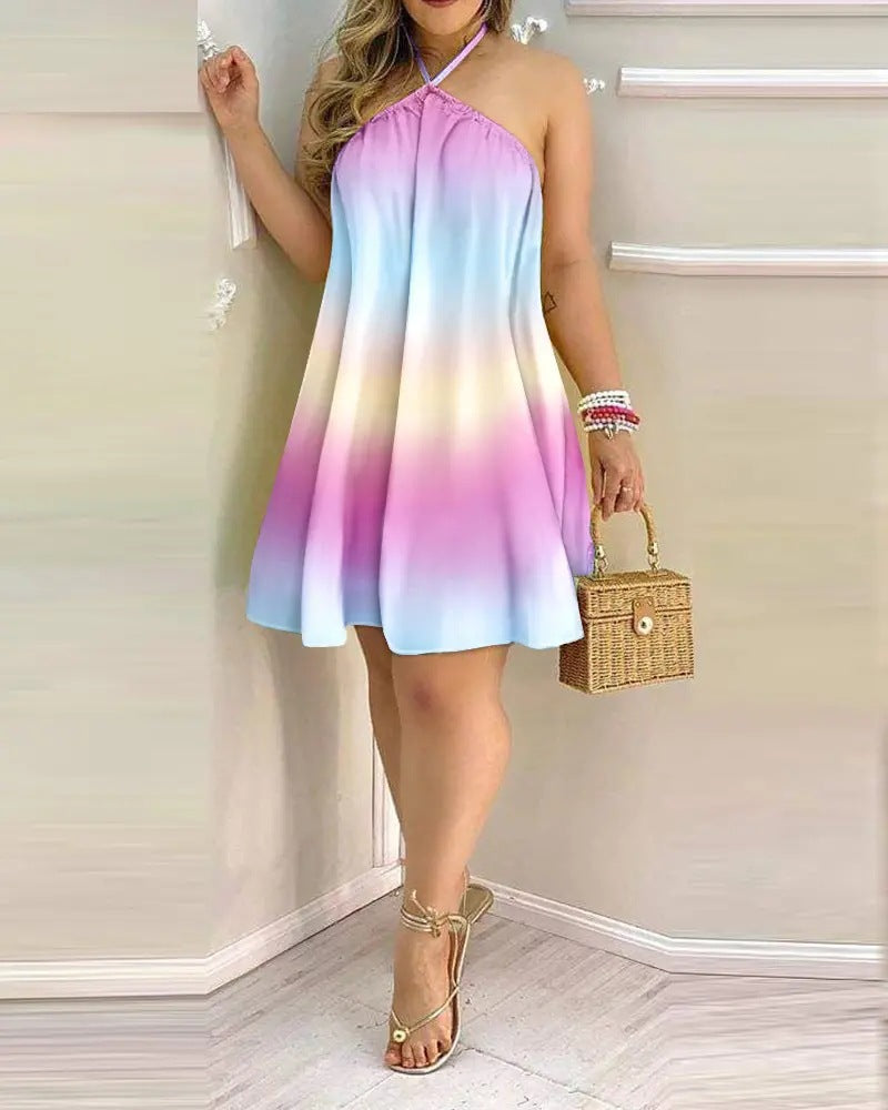 Sleeveless A-Line Casual Summer Sundress