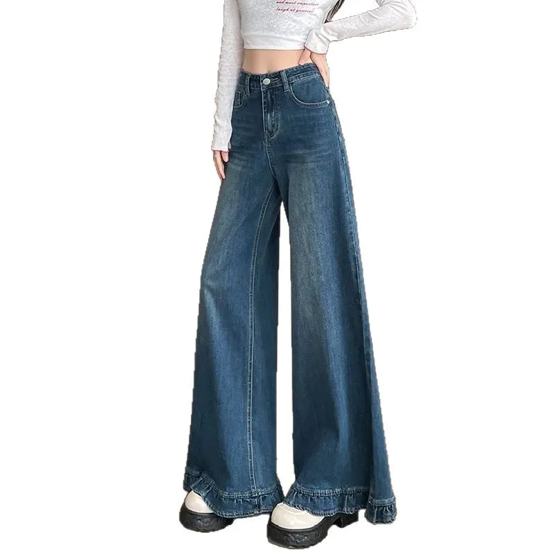 High Waist Wide Leg Jeans,