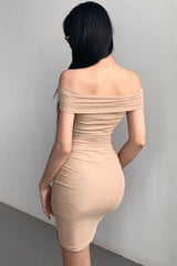 Strapless Ruffle Mini Dress